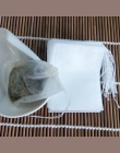 Jednorazowe sitka do herbaty nowe torebki 100 sztuk/partia 5.5X7 cm puste torebki herbaty z sznurkiem uszczelnienia filtr papier