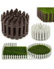 Nowy 100*5 cm DIY Mini małe ogrodzenie drewniany miniaturowy bajkowy ogród Terrarium lalka oddział Palings prezentacja dekoracji