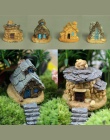 Kamień dom bajki ogród miniaturowe rzemiosło Micro domek krajobraz dekoracji dla majsterkowiczów rzemiosło żywicy LBShipping