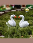 Swan konia kaczka delfin Mini żywica figurki ogrodowe Microlandschaft ustawienie miniatury 5 sztuk/zestaw DIY kurczaka Kawaii