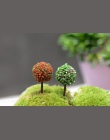 5 sztuk Mini dekoracje ogrodowe żywica drzewo bajki ogród Terrarium figurki miniaturowe bajki figurki miniatury drzewa ogród wys