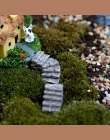Schody z kamienia figurki miniaturowe figurki Mini bajki ogród mikro krajobraz zbiornik zwierząt statua rzemiosło żywicy