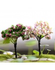 9 style Mini drzewo bajki dekoracje ogrodowe miniatury krajobraz żywica rzemiosło Bonsai ogród Terrarium akcesoria darmowa wysył