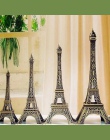 3 sztuk metalu paryż wieża eiffla rzemiosło kreatywny pamiątkowe modele tabeli Miniaturas biurko ozdoby w stylu Vintage figurka 