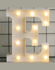 Świecące LED list, noc, lekki alfabetu angielskiego numer lampy wesele dekoracje boże narodzenie akcesoria do dekoracji domu