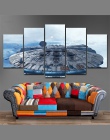 Drop Shipping HD 5 panel płótno bogate i Star Wars malowanie pantera góra plakat obraz do salonu VH-1715