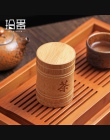 Handmade bambusa Zbiornik na herbatę przyprawy Caddy pudełko do przechowywania organizator butelka zestaw do herbaty Box akcesor