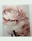 Pewne życie romantyczne nowoczesne różowa róża kwiaty obrazy na płótnie plakaty drukuje walentynki prezent ściany obraz sypialni