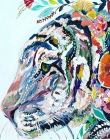 BAISITE oprawione zdjęcie DIY obraz olejny numery malarstwo i kaligrafia piękne zwierzęta nowoczesny obraz ozdobny E862 40x50 cm