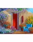 CHUNXIA oprawione obraz DIY według numerów kolorowy kwiat akrylowe malarstwo nowoczesne obraz ozdobny do salonu 40x50 cm RA3337