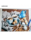 CHENISTORY ciasto do kawy obraz DIY według numerów nowoczesny wystrój domu ściany obraz zestawy akrylowe ręcznie malowane obraz 