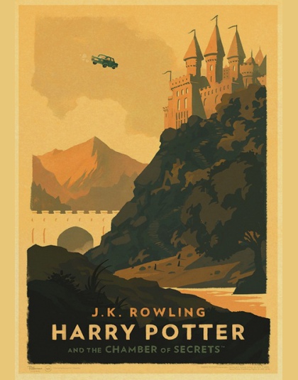 W stylu Vintage plakat Harry Potter hogwart ekspresowe ulica pokątna Hogsmeade ścienne z papieru Kraft plakaty filmowe wystrój d