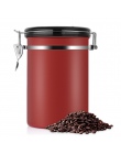 Ekspres do kawy pojemnik duża hermetyczne do herbaty ze stali nierdzewnej skrzynie do przechowywania zbiornik kuchenny ekspres d