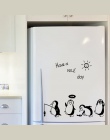 Havea miły dzień słodkie zwierzęta Penguin lodówka naklejki lodówka kuchnia lodówka naklejki ścienne sztuki do dekoracji wnętrz 