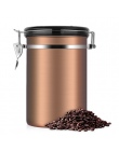 Ekspres do kawy pojemnik duża hermetyczne do herbaty ze stali nierdzewnej skrzynie do przechowywania zbiornik kuchenny ekspres d