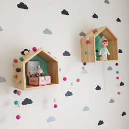 Małe chmura dekoracyjne naklejki dla dzieci chłopiec pokoje naklejki ścienne dla dzieci pokój przedszkole dziewczyna naklejka śc