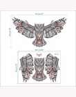 Zdejmowane kolorowe sowa przedszkole dla dzieci pokoje dekoracje naklejki ścienne ptaki latające zwierzęta winylu naklejki ścien