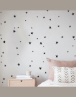 Nordic styl pięcioramienna gwiazda naklejki ścienne DIY Wall Art naklejki dla dzieci dzieci sypialnia przedszkole home decoratio