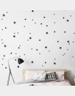 Nordic styl pięcioramienna gwiazda naklejki ścienne DIY Wall Art naklejki dla dzieci dzieci sypialnia przedszkole home decoratio