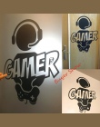 Rzeźbione dla graczy Gamer naklejki ścienne Vinyl Mural tapety dla dzieci pokój dekoracji naklejki chłopcy ps4 do gier plakat De