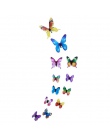 1 zestaw 12 sztuk Luminous motyl projekt naklejka Art motyle naklejki ścienne pokój magnetyczny wystrój domu Dropshipping lipca 