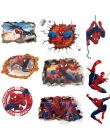 45*50 CM 3D popularne Spiderman Cartoon Movie home naklejka naklejki ścienne/adesivo de parede dla dzieci wystrój pokoju prezent