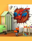 45*50 CM 3D popularne Spiderman Cartoon Movie home naklejka naklejki ścienne/adesivo de parede dla dzieci wystrój pokoju prezent