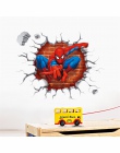 45*50 CM 3D popularne Spiderman Cartoon Movie home naklejka naklejki ścienne/adesivo de parede dla dzieci wystrój pokoju prezent