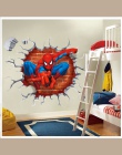 45*50 CM 3D popularne Spiderman Cartoon Movie home naklejka naklejki ścienne/adesivo de parede dla dzieci wystrój pokoju prezent