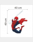 45*50 CM 3D popularne Spiderman Cartoon Movie home naklejka naklejki ścienne/adesivo de parede dla dzieci wystrój pokoju prezent