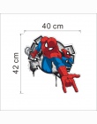 45*50 CM 3D popularne Spiderman Cartoon Movie home naklejka naklejki ścienne/adesivo de parede dla dzieci wystrój pokoju prezent