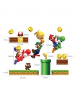 Winylowe wymienny naklejki ścienne naklejka Home Decor S GIANT duży Super Mario Bros dzieci wymienny pudełko na ścianę naklejki 