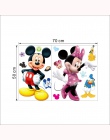 Mickey Mouse naklejki ścienne naklejki dekoracyjne dla dzieci chłopcy dziewczęta DIY sypialnia dekoracje ścienne naklejka Home m