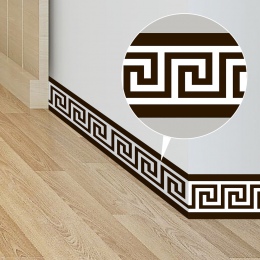 Funlife10 * 200 cm geometryczny wzór linii talii samoprzylepne wodoodporne wymienny ścienne granicy naklejki do dekoracji domu B