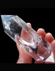 Naturalny biały kryształ fluorytu 50-60 MM 100% kryształu kwarcu kamień kamień punkt Healing sześciokątne Wand leczenie kamień #