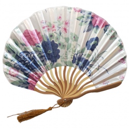 Wzór chiński styl ręczne wentylatory jedwabiu bambusa składane wentylatory ręczny ślub ręcznie wentylator fajne bambusa kwiat sp