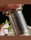 Wyroby ze szkła, małe jasne szkło borokrzemianowe chiński luźne dzbanek do herbaty czajnik z durszlak ze stali nierdzewnej zapar