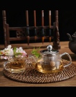 Wyroby ze szkła, małe jasne szkło borokrzemianowe chiński luźne dzbanek do herbaty czajnik z durszlak ze stali nierdzewnej zapar