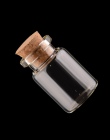 Sprzedaż 1 PC pojemniki dekoracje popularne Mason Jar wiadomość fiolki tanie butelka Mini szklane słoiki DIY mały korek korek oz