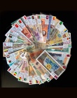 Zestaw 52 sztuk banknotów z 28 krajów UNC, prawdziwe (ale z użycia teraz), z czerwoną kopertą, oryginalny świata banku banknotów