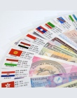 Zestaw 52 sztuk banknotów z 28 krajów UNC, prawdziwe (ale z użycia teraz), z czerwoną kopertą, oryginalny świata banku banknotów
