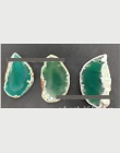 1 Pc naturalne agat Geode polerowany nieregularny kryształowy kawałek brazylijski Healing Reiki kamień kwarcowy naszyjnik minera