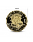 2018 nowy pozłacane BTC Bitcoin moneta kolekcja Art prezent fizyczne monety kolekcjonerskie Decor Drop psy wojny z nami korpusu 