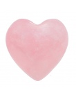 Kamienie szlachetne naturalny kwarc różowy kryształy Love Puffy w kształcie serca w kształcie serca kamień miłość uzdrowienie kr