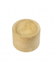 Mini okrągły bambusowy pojemnik na herbatę Maccha pudełko do przechowywania kanistra kolumna herbaty Jar Caddy przechowywania et