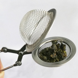 Uchwyt ze stali nierdzewnej sfery siatkowy sitko do herbaty kawy Herb Spice filtr dyfuzor wielokrotnego użytku zaparzacze do her