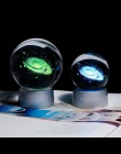 60/80 MM średnica droga mleczna kryształowej kuli na całym świecie Galaxy miniatury 3D grawerowane laserowo szkła kula kula deko