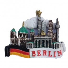 3D Berlin, niemcy atrakcji pamięci Handmade żywica lodówka magnes na lodówkę akcesoria DIY pamiątkowe kolekcja nowy