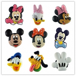 1 sztuk Cartoon rysunek Mickey Minnie magnetyczne magnes na lodówkę pcv lodówka magnes Kid tablicy naklejki Home Decor pamiątkam