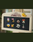 1 sztuk Cartoon rysunek Mickey Minnie magnetyczne magnes na lodówkę pcv lodówka magnes Kid tablicy naklejki Home Decor pamiątkam